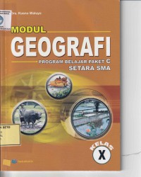 Modul Geografi X : Program Belajar Paket C Setara SMA Kelas X