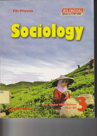 Sociology 3 : Grade XII (Bilingual)