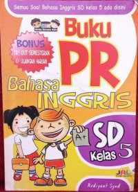 Buku PR Bahasa Inggris SD Kelas 5